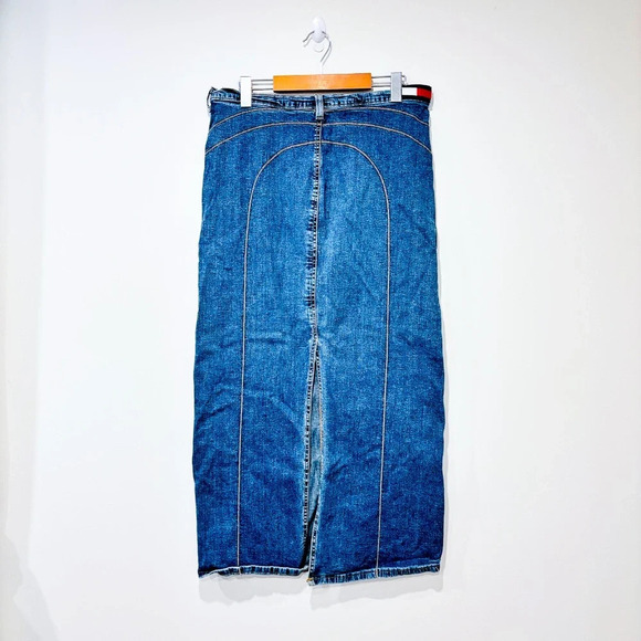 TOMMY HILFIGER Maxi denim skirt - Picture 7 of 10